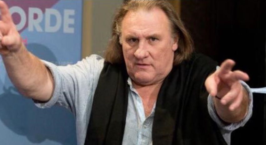 Gérard Depardieu v de victoire logo du site officiel des journalistes